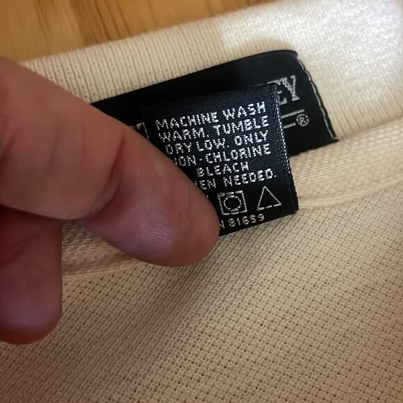 Rare R.C. Owens "Alley Oop' autographed 49er NFL Alumni cream polo men's L - Picture 13 of 15